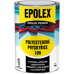 Epolex Polyester 109 + iniciátor, polyesterová pryskyřice, 1 kg Epolex Polyester 109 + iniciátor, polyesterová pryskyřice, 1 kg