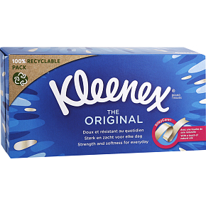 Kleenex Original 3vrstvé papírové kapesníčky v krabičce, 72 ks