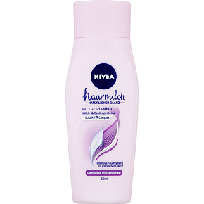 Nivea Hairmilk Natural Shine Pečující šampon, 50 ml Nivea Hairmilk Natural Shine Pečující šampon, 50 ml