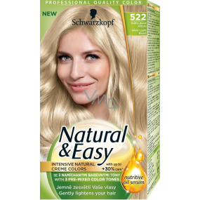 Schwarzkopf Natural & Easy barva na vlasy 522 Světle plavé stříbro