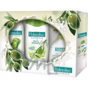 Palmolive Olive Milk sprchový gel 250 ml + mýdlo 300 ml + šampon 200 ml, kosmetická sada