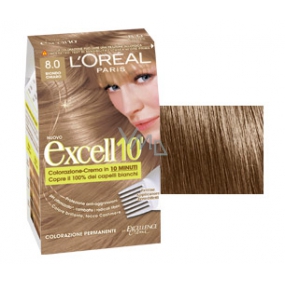 Loreal Paris Excellence 10 barva na vlasy odstín 8,0 světlá blond