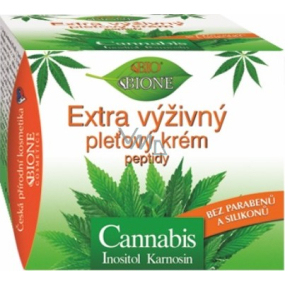 Bione Cosmetics Cannabis s peptidy extra výživný pleťový krém 51 ml