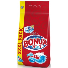Bonux Active Fresh 3v1 prací prášek 80 dávek 5,6 kg