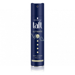 Taft Ultimate maximální fixace a křišťálový lesk lak na vlasy 250 ml