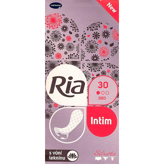 Ria Intim Deo extra tenké hygienické slipové intimní vložky 30 kusů