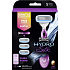 Wilkinson Hydro Silk holicí strojek 5 břitý pro ženy + náhradní hlavice 3 kusy, kosmetická sada