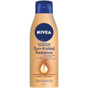 Nivea Sun Kissed Radiance tónovací tělové mléko pro normální až tmavší pokožku 400 ml
