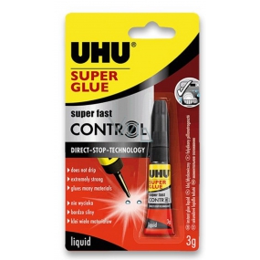 Uhu Super Glue Control univerzální tekuté lepidlo 3 g
