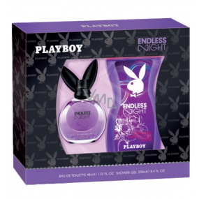 Playboy Endless Night for Her toaletní voda 40 ml + sprchový gel 250 ml, dárková sada