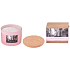 Arome Aroma Sensation Pink Peony & Litchi vonná svíčka ve skle s korkovým víčkem 100 x 80 mm 3 knoty
