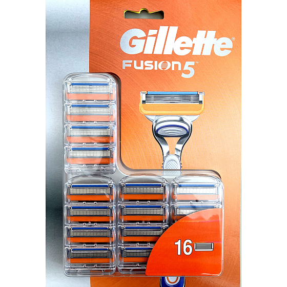 Gillette Fusion5 náhradní hlavice 16 kusů, pro muže