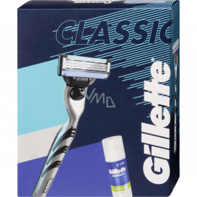 Gillette Mach3 holící strojek + Mach3 Sensitive pěna na holení 100 ml, kosmetická sada pro muže