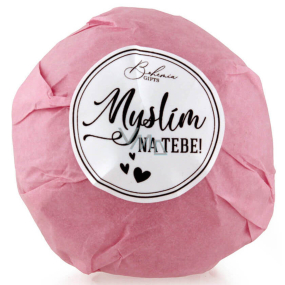 Bohemia Gifts Myslím na tebe šumivá pěnivá koule do koupele 100 g
