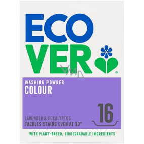 ECOVER Washing Powder Colour ekologický prací prášek na praní barevného prádla 16 dávek 1,2 kg