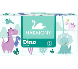 Harmony Kids Dino hygienické kapesníky 2 vrstvé 150 kusů