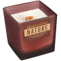 Heart & Home Nature Jantarové dřevo a vetiver vonná svíčka velká sklo, doba hoření až 40 hodin 210 g