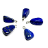 Lapis Lazuli Troml přívěsek přírodní kámen, M cca 3 cm, 1 kus, AAA kvalita, kámen harmonie