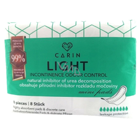 Carin Light Incontinence Odour Control inkontinenční vložky 8 kusů