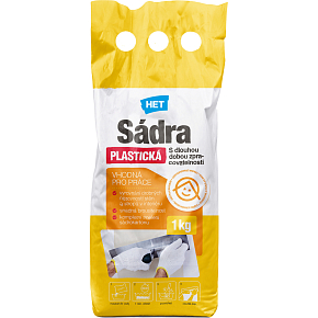 Het sádra bílá plastická, 1 kg Het sádra bílá plastická, 1 kg