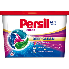 Persil prací kapsle Discs 4v1 Deep Clean Color 22 dávek