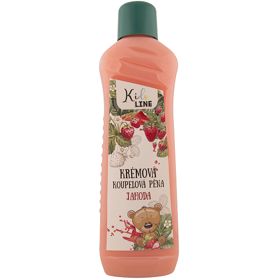Bohemia Gifts Kids Jahoda krémová pěna do koupele 1 l