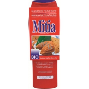 Mitia Bio Mandlový olej regenerační tělové mléko 400 ml