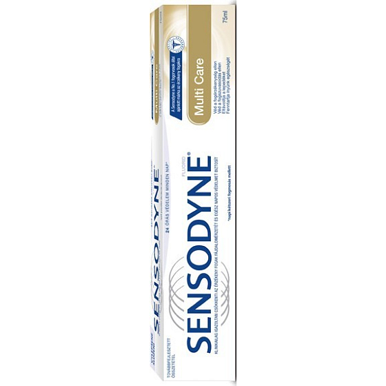 Sensodyne Multi Care zubní pasta posiluje zuby a dásně a odstraňuje přecitlivělost zubních krčků 75 ml