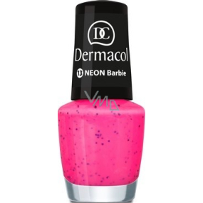 Dermacol Neon Polish Neonový lak na nehty 13 Neon Barbie 5 ml