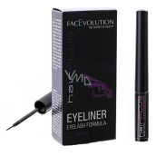 HairPlus FacEvolution Vyživující rychleschnoucí tekuté oční linky s obsahem růstového séra Zelená, 1,5 ml