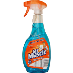 Mr. Muscle 5v1 Okna a sklo čistící prostředek rozprašovač modrý 500 ml