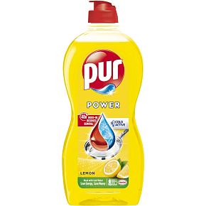 Pur Duo Power Lemon prostředek na ruční mytí nádobí, 450 ml