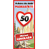 Bohemia Gifts Mléčná čokoláda Vše nejlepší 50, dárková 100 g