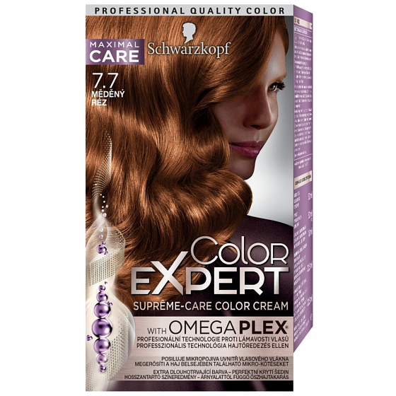 Schwarzkopf Color Expert barva na vlasy 7.7 Měděný