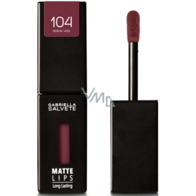 Gabriella Salvete Matte Lips Long Lasting matná tekutá rtěnka 104 Dolce Vita 4,5 ml