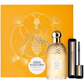 Guerlain Aqua Allegoria Mandarine Basilic toaletní voda pro ženy 125 ml + Cils D Enfer So Volume řasenka 01 Noir Black 8,5 ml, dárková sada