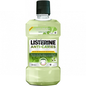 Listerine Anti-Caries Green Tea antiseptická ústní voda bez alkoholu 500 ml