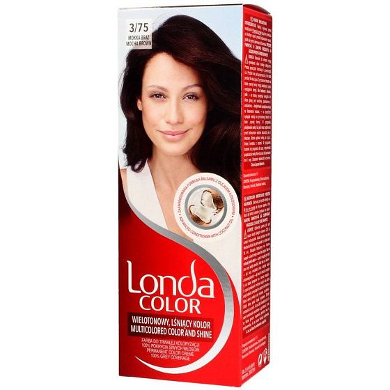 Londa Color barva na vlasy 3/75 Mokka hnědá