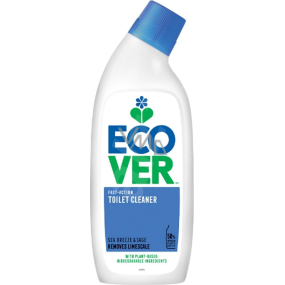 ECOVER Fast-action Toilet Cleaner Mořský vánek & Šalvěj ekologický WC gel tekutý čistič 750 ml