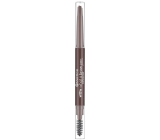 Essence Wow What a Brow voděodolná tužka na obočí s kartáčkem 02 Brown 0,2 g