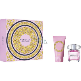 Versace Bright Crystal toaletní voda 30 ml + tělové mléko 50 ml, dárková sada pro ženy