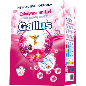 Gallus prací prášek, 50 dávek, color, 3,25 kg