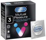 Durex Mutual Pleasure vroubkovaný kondom s výstupky, nominální šířka: 56 mm 3 kusy