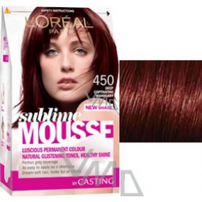 Loreal Paris Sublime Mousse barva na vlasy 450 podmanivá mahagonová