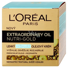 Loreal Paris Nutri-Gold Extraordinary Oil lehký olejový krém 50 ml