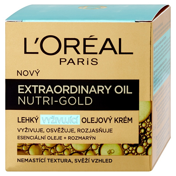 Loreal Paris Nutri-Gold Extraordinary Oil lehký olejový krém 50 ml