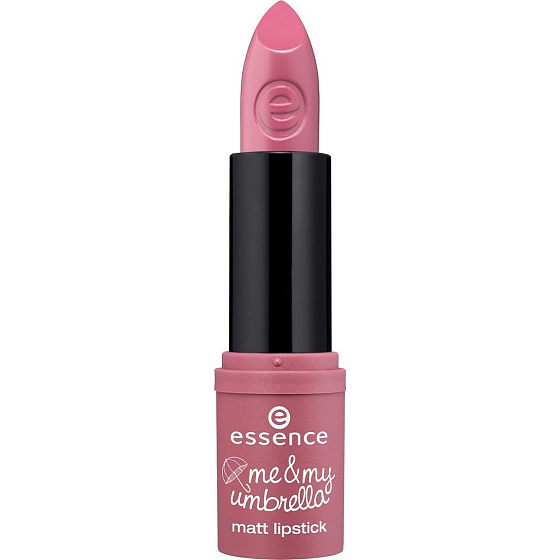 Essence Me & My Umbrella Matt Lipstick rtěnka 02 I Love Rainy Days 4 g
