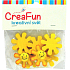 CreaFun Slunce dřevěné 3,5 cm 8 kusů