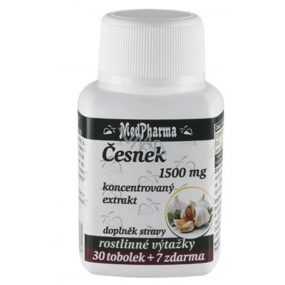 MedPharma Česnek kocentrovaný extrakt 1500 mg 37 tobolek