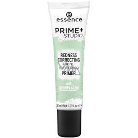 Essence Prime+ Studio Redness Correcting podklad pod make-up 30 ml